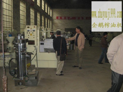企鵝廠家與薛先生客戶成功簽訂螺旋榨油機2臺的(圖1) 企鵝榨油機廠家