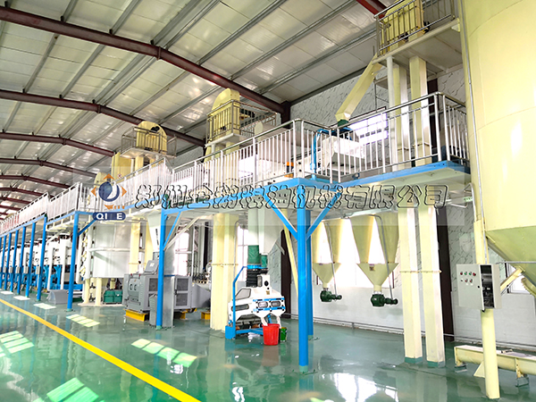 亞麻籽預(yù)處理、壓榨車(chē)間